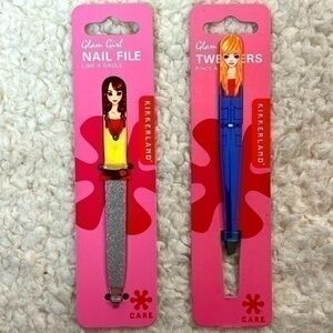 Kikkerland Glam Girl Tweezers + Nail File